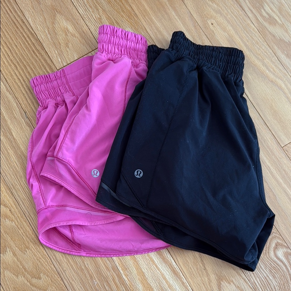 Bundle Pink and Black Lulu shorts